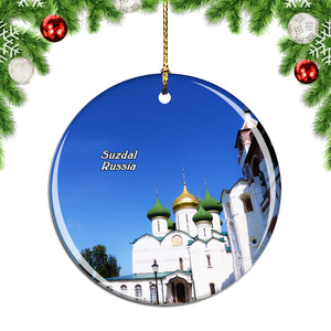 Russia The Saviour Monastery of St. Euthymius Suzdal Christmas Ornament