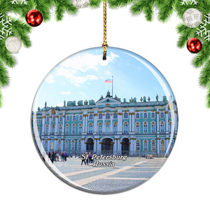 Russia The State Hermitage Museum St. Petersburg Christmas Ornament