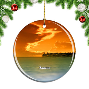 Samoa Christmas Ornament