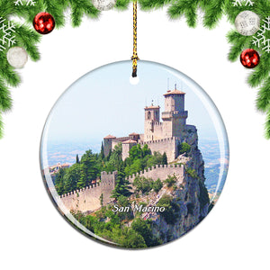 San Marino Christmas Ornament