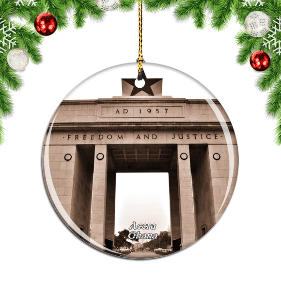 Accra Ghana Christmas Ornament