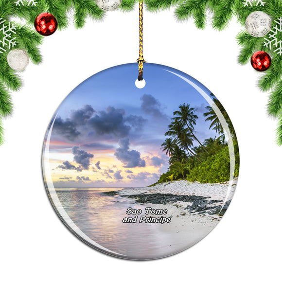 Sao Tome and Principe Christmas Ornament