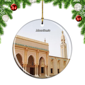 Saudi Mosque Mauritania Christmas Ornament