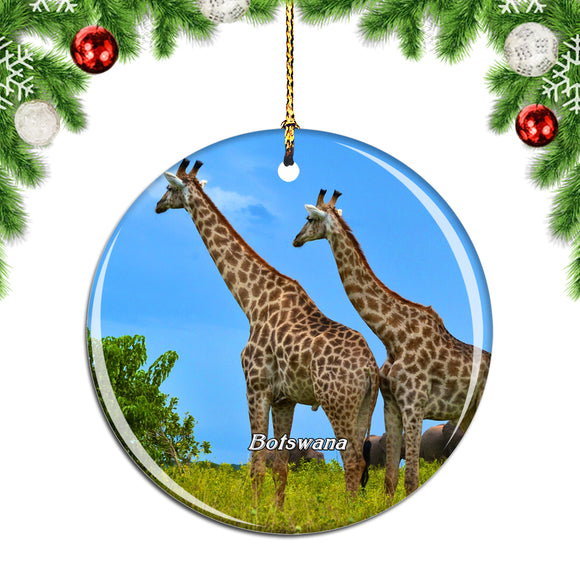 Savute Reserve Botswana Christmas Ornament