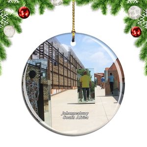 South Africa Apartheid Museum Johannesburg Christmas Ornament