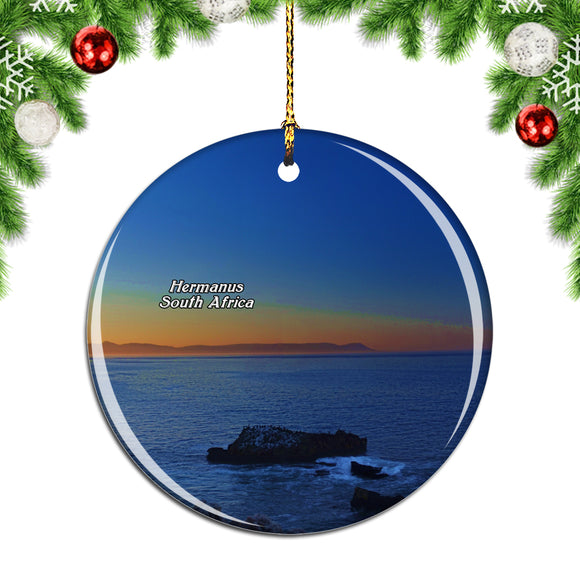 South Africa Hermanus Christmas Ornament