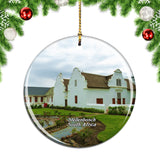 South Africa Stellenbosch Christmas Ornament