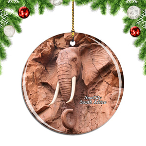 South Africa SunCity Christmas Ornament