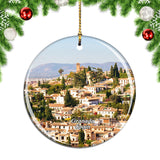 Spain Albayzin Granada Christmas Ornament