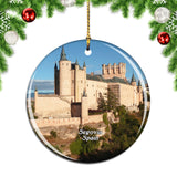 Spain Alcazar Castle Segovia Christmas Ornament