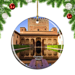 Spain Alhambra Granada Christmas Ornament