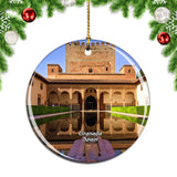 Spain Alhambra Granada Christmas Ornament