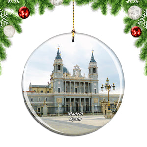 Spain Almudena Cathedral Madrid Christmas Ornament