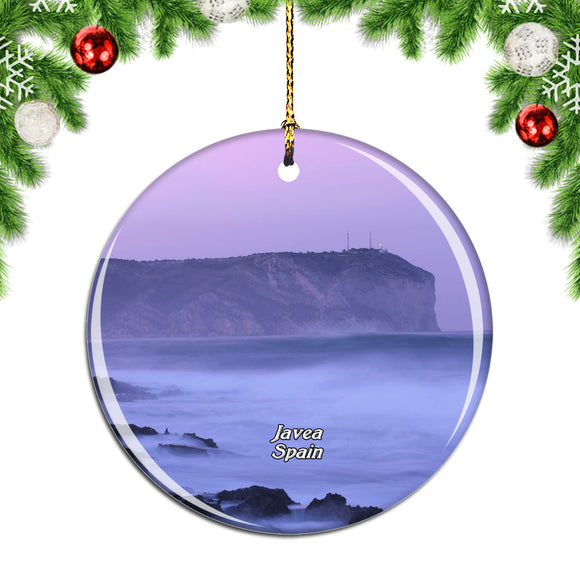 Spain Arenal Beach Javea Christmas Ornament