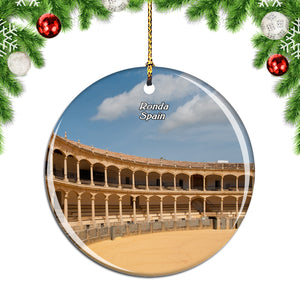 Spain Bullfighting,Ronda Christmas Ornament