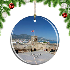 Spain Castle of Sohail Fuengirola Christmas Ornament