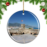 Spain Castle of Sohail Fuengirola Christmas Ornament