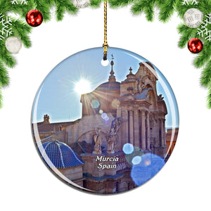 Spain Cathedral de Santa Maria Murcia Christmas Ornament