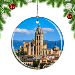 Spain Cathedral Segovia Christmas Ornament