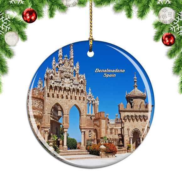 Spain Colomares Castle£¬Benalmadena Christmas Ornament