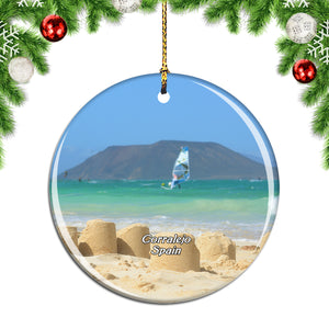 Spain Corralejo Christmas Ornament