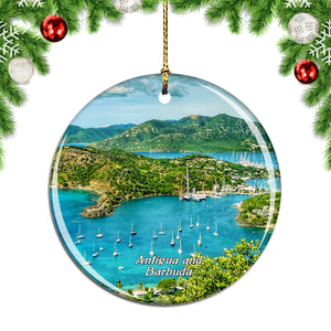 Antigua and barbuda Christmas Ornament