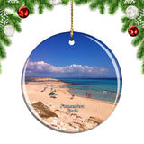 Spain Formentera Christmas Ornament