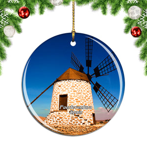 Spain Fuerteventura Christmas Ornament