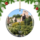 Spain Gibralfaro Castle Malaga Christmas Ornament