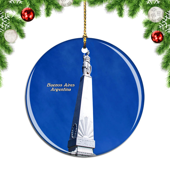 Argentina Buenos Aires Christmas Ornament