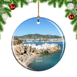 Spain Ibiza Island Christmas Ornament