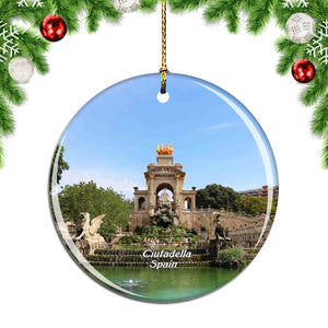 Spain Lighthouse Ciutadella Christmas Ornament