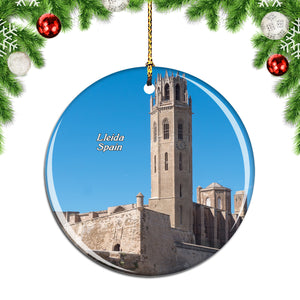 Spain Lleida Christmas Ornament