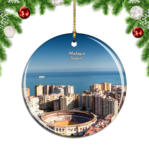 Spain Malaga Christmas Ornament