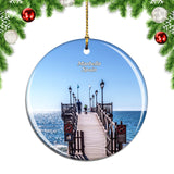 Spain Marbella Beach Christmas Ornament