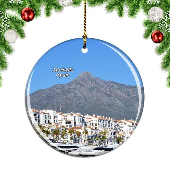 Spain Marbella Christmas Ornament