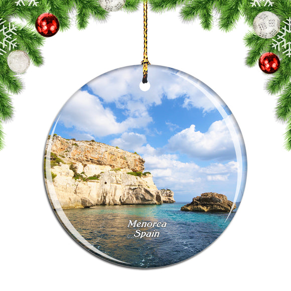 Spain Menorca Christmas Ornament