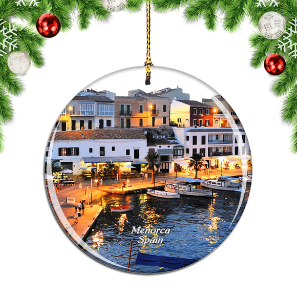 Spain Menorca Christmas Ornament