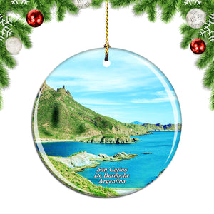 Argentina Cerro Tronador San Carlos De Bariloche Christmas Ornament