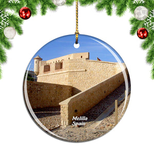 Spain Old City Melilla Christmas Ornament