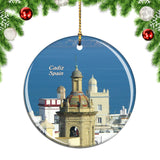 Spain Old Town Cadiz Christmas Ornament