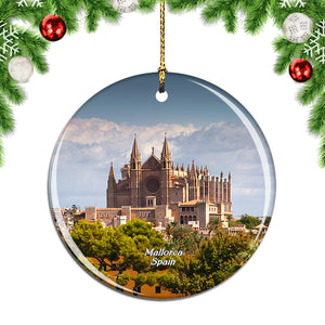 Spain Palma Mallorca Cathedral Christmas Ornament