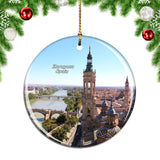 Spain Pilar Cathedral Zaragoza Christmas Ornament