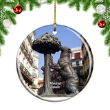 Spain Puerta del Sol Madrid Christmas Ornament