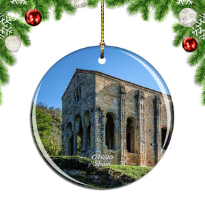 Spain Santa Maria del Naranco Oviedo Christmas Ornament