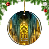 Argentina La Plata Cathedral Christmas Ornament