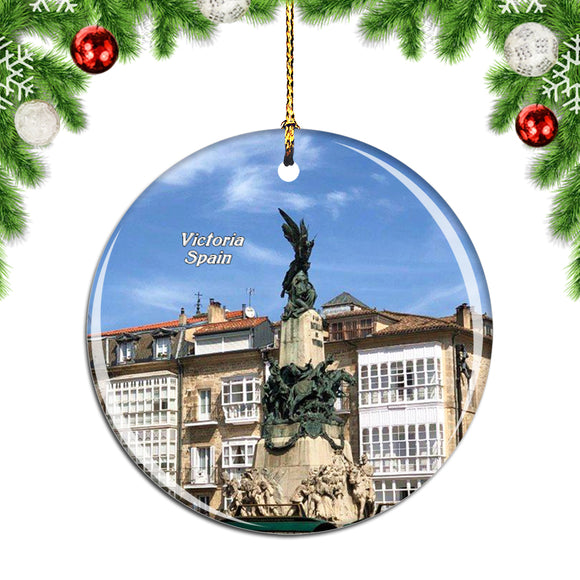 Spain Square of the White Virgin Victoria Christmas Ornament