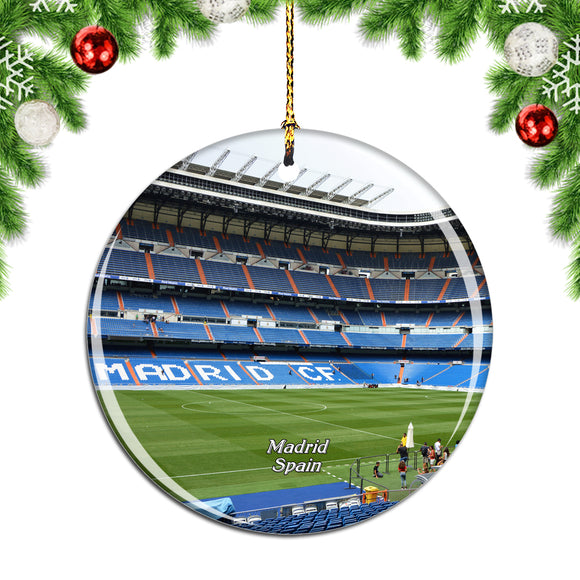 Spain Stadio Bernabeu Madrid Christmas Ornament