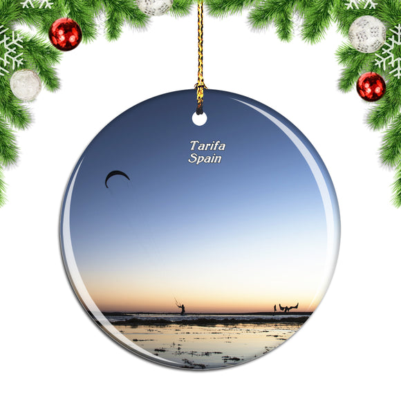 Spain Tarifa Christmas Ornament