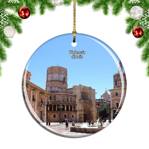 Spain Valencia Cathedral Christmas Ornament